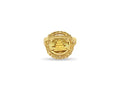 Fancy Solid White/Yellow/Rose Gold Handmade Coin Ring , Chinese Panda Bear Coin ,