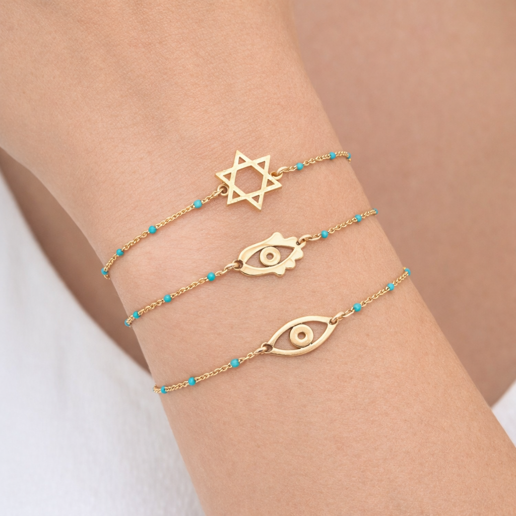 Turquoise Mini Charm Bracelet