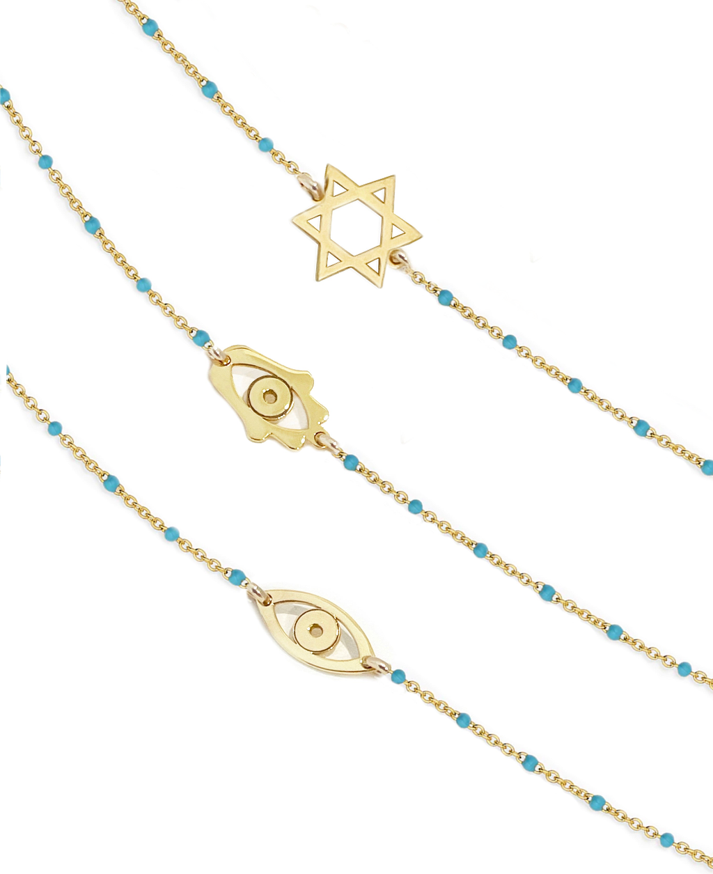 Turquoise Mini Charm Bracelet
