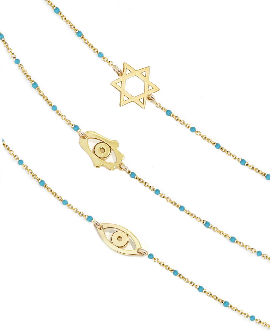 Turquoise Mini Charm Bracelet