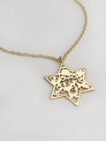 Mia Good Luck Star of David Necklace