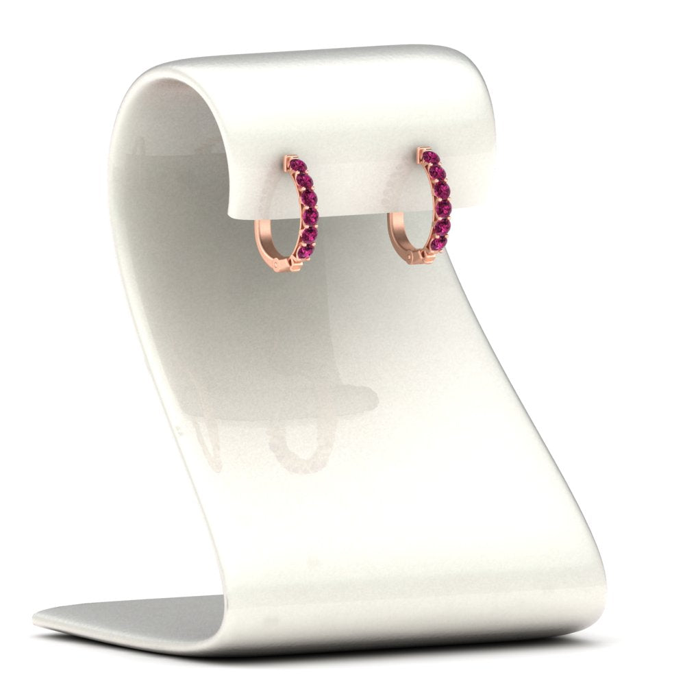 Modern Huggie Hoop Earrings