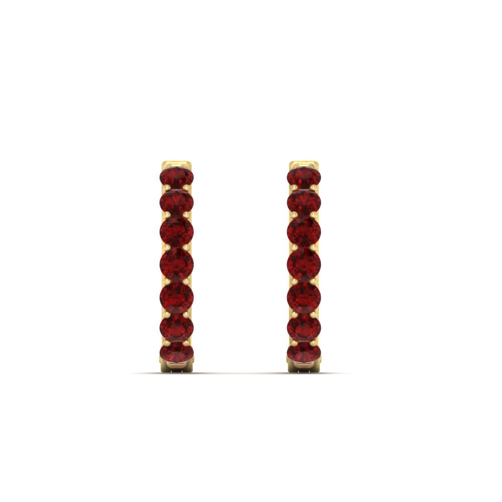 Modern Huggie Hoop Earrings