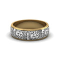 Engraved Mens Wedding Band