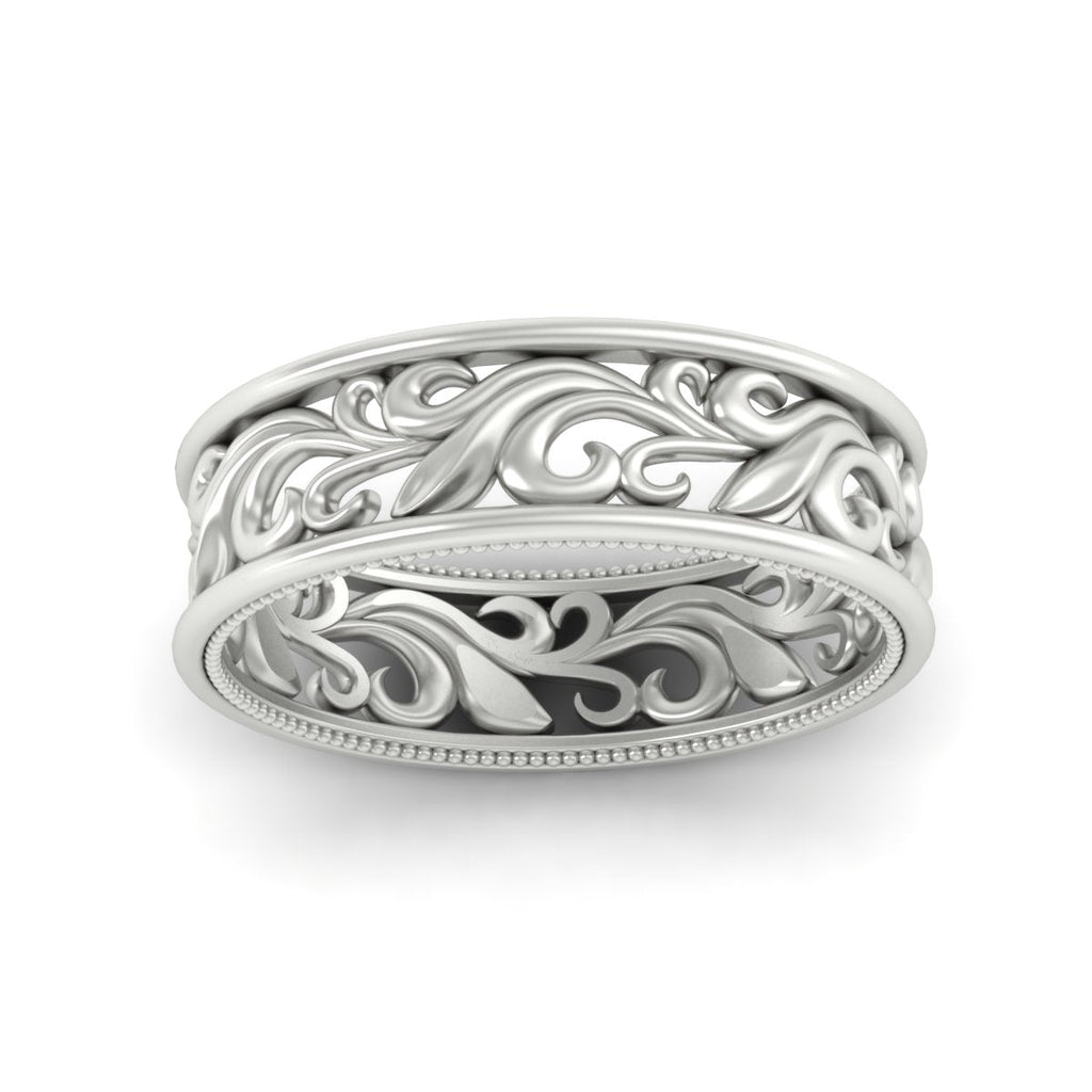 Filigree Women Wedding Band