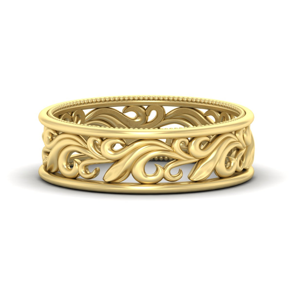 Filigree Women Wedding Band
